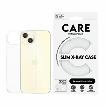 CARE by PanzerGlass Slim X-Ray-etui for iPhone 15 Plus - Klar