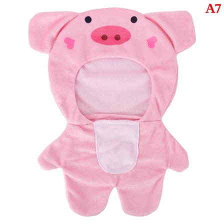 30 Cm Mini Yellow Duck Plyschleksak Endelad Kläder Och Hattar Tillbehör