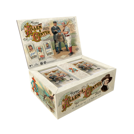 Topps - Black Trading Cards - Allen And Ginter Baseball 2025 Hobby Box - 24 Packs (192 Cards) @ Hatstore