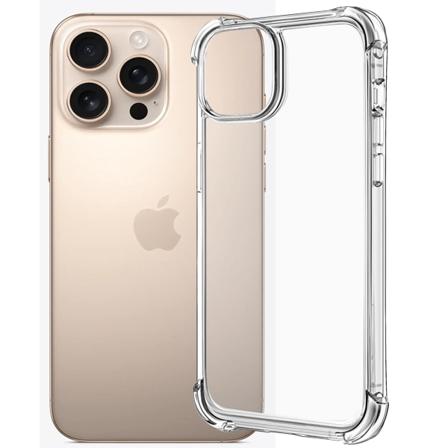 iPhone 16 Pro Skal - Extra Stöttåligt och Slitstarkt Transparent