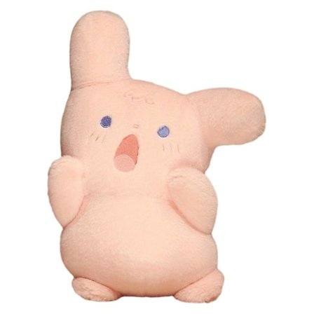 Söt skrikande valp katt plyschleksak docka lilla röda bok samma stil trasa docka plysch kudde present (kanin)