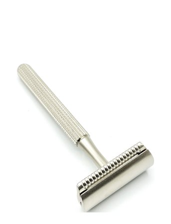 Parker Parker 42M - Black & Chrome Mach 3 Compatible Handle Razor - Silver - ONE SIZE