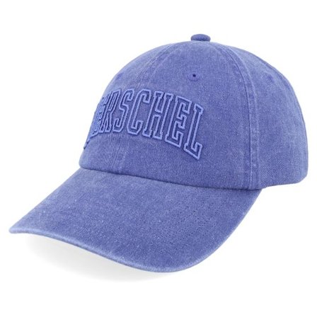 Herschel - Blå unconstructed Keps - Sylas Faculty Skipper Blue Stone Wash Dad Cap @ Hatstore