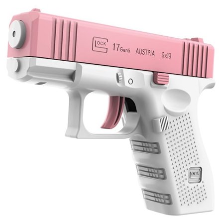 Mini manuel Glock vandpistol legetøj til børn, burst vandplask, lille vandpistol, pink