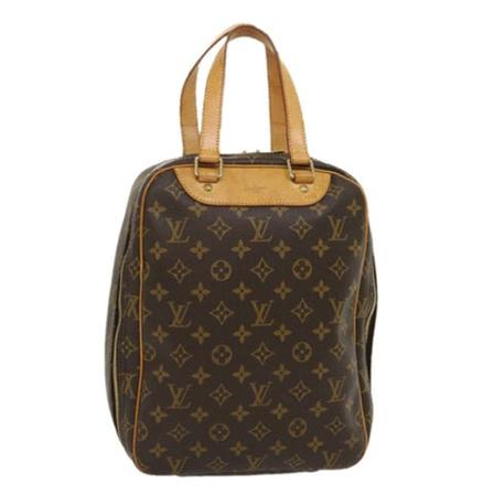 Louis Vuitton Vintage, Pre-owned Canvas Excursion Bruin, Dames, Maat:ONE Size,leather