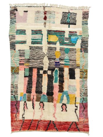 Annodato A Mano Berber Moroccan - Mid Atlas 157X261 Tappeto Di Lana Piccolo