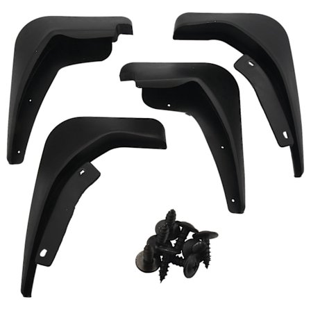 Formades stänkskydd kompatibla med Ford Fiesta Mk7 2009 - 2017 Mudflaps Splash Guards Mudguards 2010 2