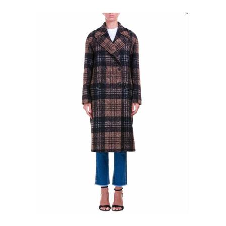 Tagliatore Coats Brun, Dame Uldfrakker, Størrelse: XS