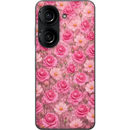 Kompatibel Mobilcover til Asus Zenfone 10 Petal Reverie Blush Rose