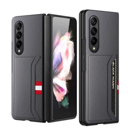 Litchi Texture Phone Case För Samsung Galaxy Z Fold4 5g
