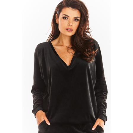 Awama Bluza A376, kobieta, ONE SIZE, Czarny