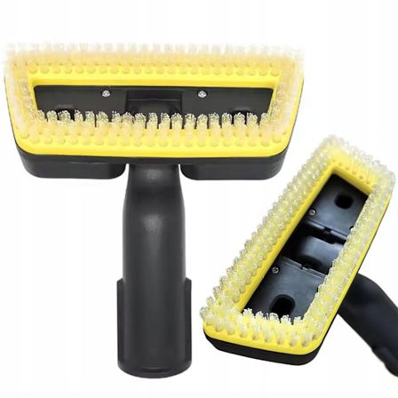 SteamBrush Rect SC Håndbørste for Dampvasker – Rektangulær | Click Montering | Reservedel for Karcher SC1, SC2, SC3