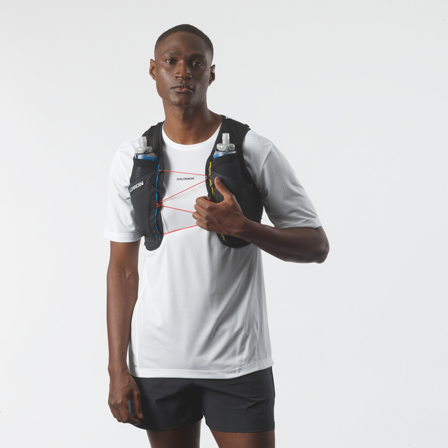 Salomon - Hardlooprugzakken Tassen & rugzakken Sense Pro 6 Race Flag Set - Black / White