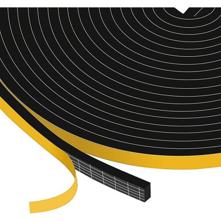Liimautuva sääsuojauksen vaahtomuovinauha 6mm (l) x 3mm (s) 3 rullaa, yhteensä 15m pitkä