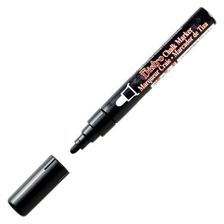 MARVY Marker Chalkmarker 480 svart - Lyreco - Kontorsmaterial - Pennor - Märkpennor - Rund spets