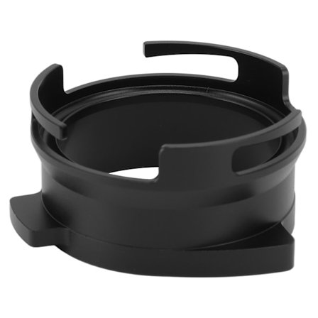 54mm kaffeportafilter doseringstratt Aluminiumlegering Roterbar doseringstratt Kaffemaskin Tillbehör Svart