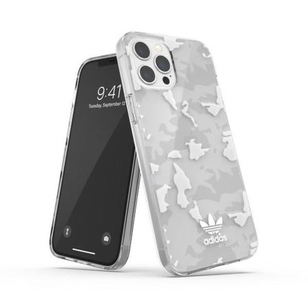 Adidas OR SnapCase Camo Case for iPhone 12 Pro Max - läpinäkyvä
