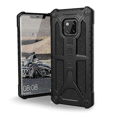 UAG Huawei Mate 20 Pro [6,39 tuuman näyttö] Monarch Höyhenenkevyt Kestävä [musta] Sotilastason pudotustestattu puhelinkotelo