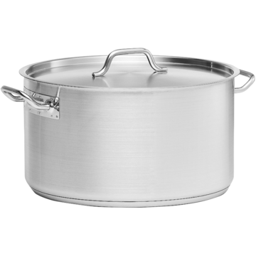 Kittel Låg med Lock Patina Rostfri