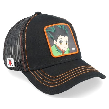 Capslab - Svart trucker Keps - Hunter X Hunter Gon Black Trucker @ Hatstore