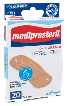 Medipresteril Cerotto Resistenti Grandi 7x3cm 20 Pezzi