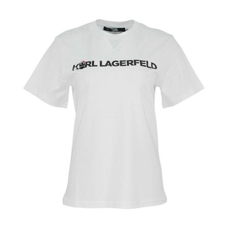 Karl Lagerfeld T-shirt Hvid, Dame T-shirts