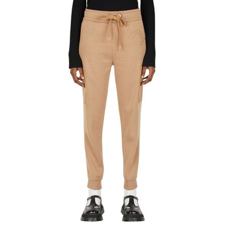 Burberry, Caindk Track Pants Beige, Dames, Maat:S