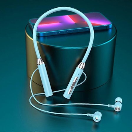 TWS Magnetiska Trådlösa Hörlurar Halsband 5.2 Hörlurar Sport Löpning Vattentäta Hörlurar Trådlösa Med MiC