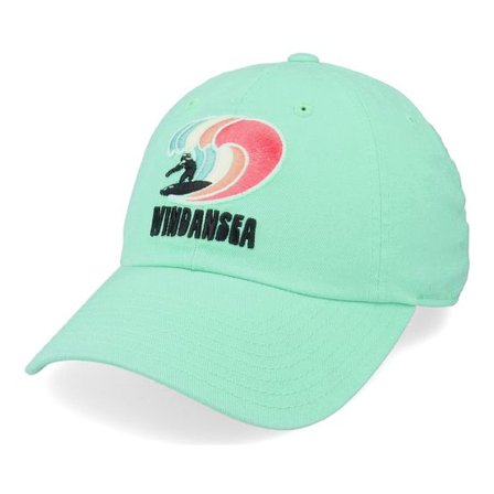 American Needle - Grön unconstructed Keps - Wind & Sea Ballpark Mint Dad Cap @ Hatstore