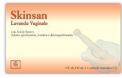 Skinsan Lavanda Vaginale 4 Flaconi 140ml + 4 Cannule Vaginali
