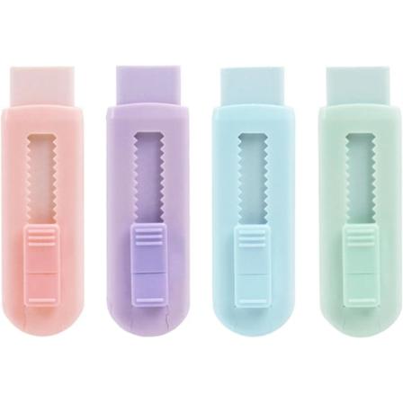 Skyvebare, innfellbare blyantviskere med plastbeskyttelse, Macron S