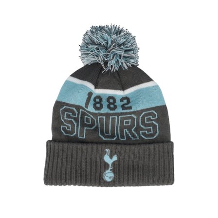 New Era - Gris pom Beanie - Tottenham Hotspur Sport Beanie Grey/Light Blue Pom @ Hatstore