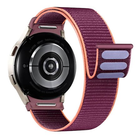 Armband för Samsung Galaxy Watch 7/6/4/classic/5 pro 44mm 40mm handled Utan Glipor Nylon sport loop correa armband Galaxy Watch 7 Armband