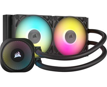 iCUE LINK TITAN 240 RX RGB AIO, 240mm Radiator, Liquid CPU Cooler - Corsair iCUE LINK TITAN RX RGB - 240 mm vattenkylare