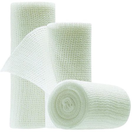 MOLLELAST Fixeringsbinda MOLLELAST HAFT 8cmx4m - Lyreco - Sjukvård och omsorg - Förband och fixering - Fixeringsbindor