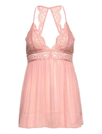 Bd Crinkle Chiffon Lace Cup Pink Hunkemöller