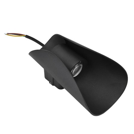 LED-vägglampa i aluminiumskal upp och ner varmt väggmonterat ljus för innergård hall korridor 6w Ac85-265v