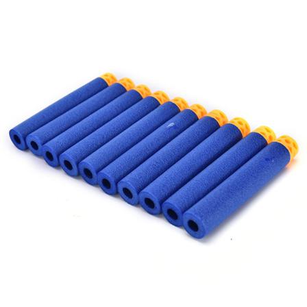 Mörkblått 10 St Ihåligt Mjukt Huvud 7,2 Cm Refill Dart För Nerf N