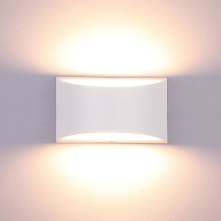Justerbar LED-vägglampa 7W Modern Vägglampa Upp & Ner