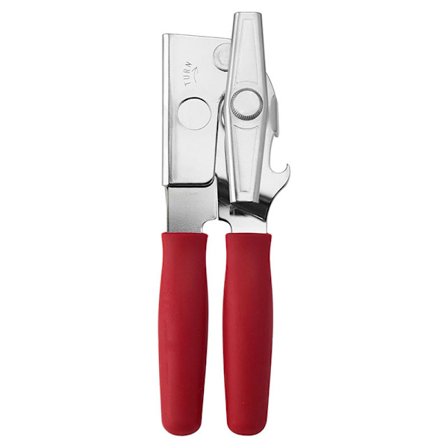 Kommerciel dåseåbner - Manuel, skridsikkert håndtag, skarp skæreskive til store dåser og køkkenbrug