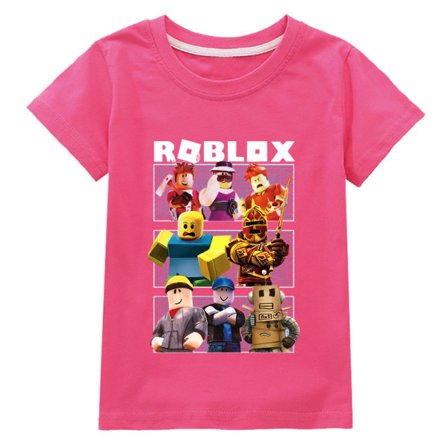 ROBLOX T-skjorte Mode Barn T-skjorte F10 Roserød 130cm