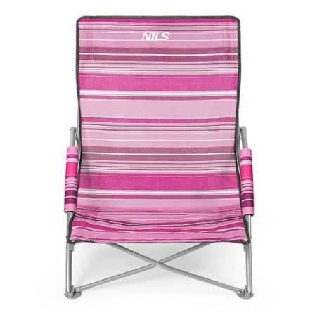 Solstol, rosa, hopfällbar, lätt