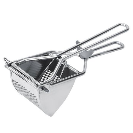 Køkken Kartoffelmoser i rustfrit stål Kartoffelpresser Grøntsagsmoser Apparat Værktøj Rustfrit stål