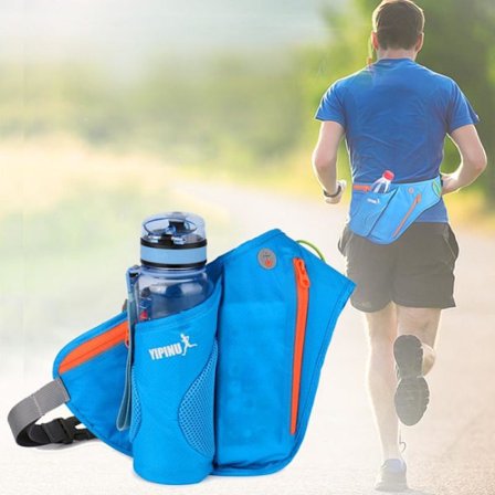 Multifunctional Outdoor Sports Water Bottle Running Waist Bag for Men Women as Fanny Pack