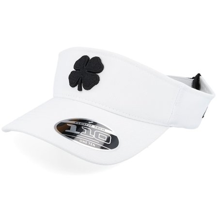 Black Clover - Premier White/Black Visor Visor White Cap - @ Hatstore