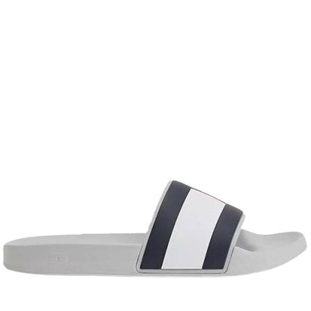 Tommy Hilfiger pool slides grå, Herr Loafers, Herr, Storlek: 44 EU
