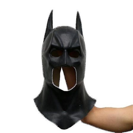 Batman Maske Cos Dark Knight Rise Maske Halloween Latex Hodeplagg Rekvisita