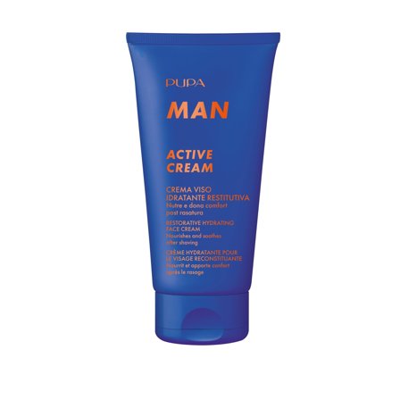Pupa Man Active Cream - Crema Viso Idratante Restitutiva 50ml Uomo - Crema Dopobarba