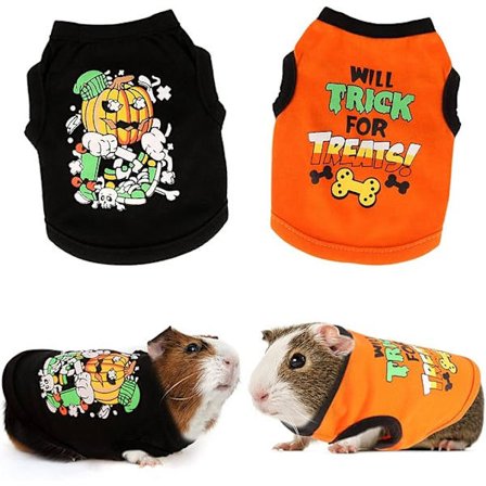 2-pakke marsvinskjorter Varm vest Søte trykte klær for marsvin Hams