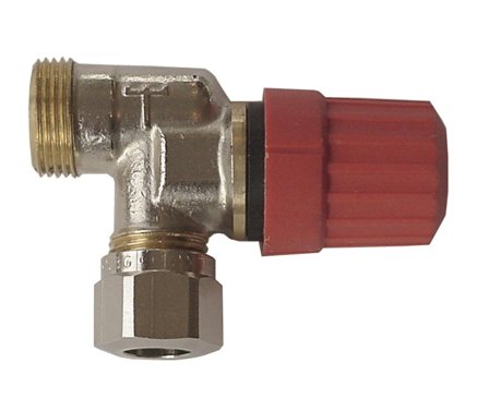 Danfoss RA-K-VB Radiatorventil avig vinkel for 2-rørsystem, Varme